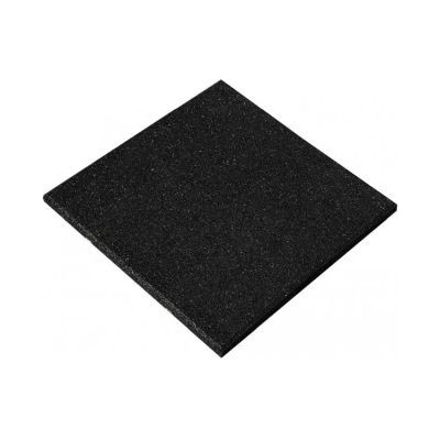 SK Profilovaná gumená dlažba Hobby 500x500x25mm čierna m²