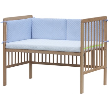 Scarlet Mantinel do postýlky Prošívaný modrá