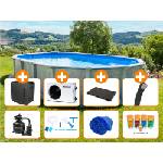 Steinbach Grande Pool Set Oval 549 x 366 x 135 cm - Пълен комплект - 1 компл (011773)