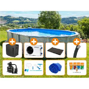 Steinbach Grande Pool Set Oval 549 x 366 x 135 cm - Пълен комплект - 1 компл (011773)