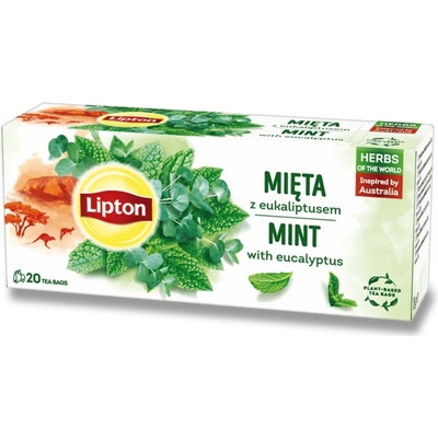 Lipton Bylinný čaj máta a citrusové ovoce 20 x 1,3 g