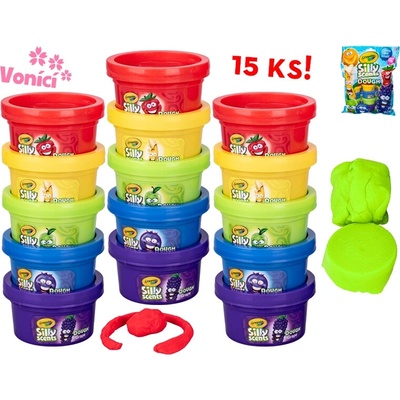 Crayola tvarovacia hmota s vôňou ovocia 15 kelímkov