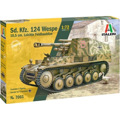 Italeri Sd.Kfz.124 Wespe w/ 10.5cm Gun 1:72