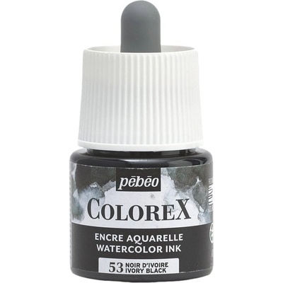 Pébéo Colorex Рисуване с мастило Ivory Black 45 ml 1 бр (417053)