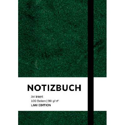 Notizbuch A4 liniert grün - 100 Seiten Soft Cover - FSC Papier | Notizbuch A4, Notebook A4