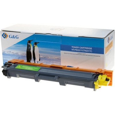 Compatible Тонер касета за Brother HL 3140CW/3150CDW/3170CDW/MFC9130CW/9140CDN, yellow - NT-PB221Y - 241YG - G&G - Неоригинален, Заб. : 1400 брой копия