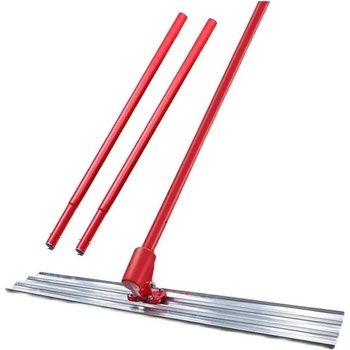 UNI STR Мастар за бетон, ръчен, алуминиев, 120x20 см, телескопична дръжка (UNI-01012663)