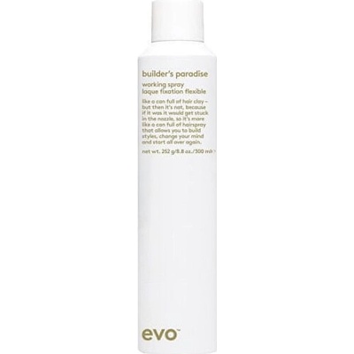 evo Builder`s Paradise Working Spray Lak na vlasy se střední fixací 300 ml