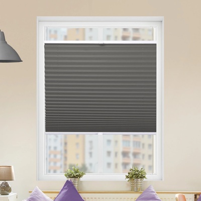 FOA Plisé roleta, s profilom Classic, Dymovo antracitová, PJ 1009 70 x 140 cm