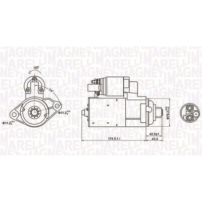 Startér MAGNETI MARELLI 063721409010
