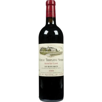 Château Troplong Mondot Cuvée suché červené 2005 14% 0,75 l (čistá fľaša)