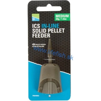 Feederové Krmítko Preston ICS In-line Solid Pellet Feeder Medium 30gr