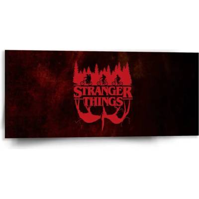 Obraz Stranger Things Red 110x50 cm