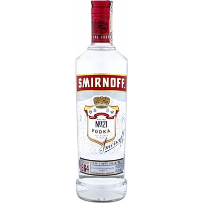 Smirnoff Vodka 37,5% 0,7 l (čistá fľaša)