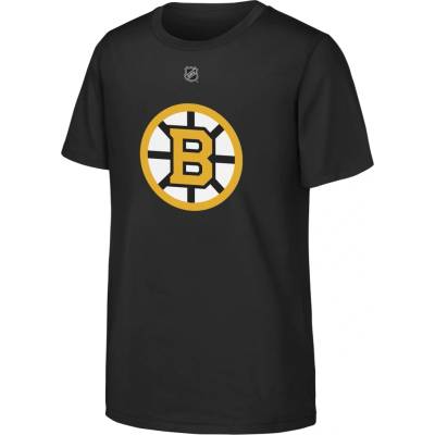 Outerstuff David Pastrnak #88 Boston Bruins NHL Flat Name & Number Short Sleeve Cotton