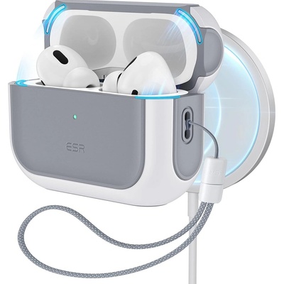 ESR Калъф за Apple AirPods Pro 1/2 - ESR Orbit Hybrid HaloLock - Бял