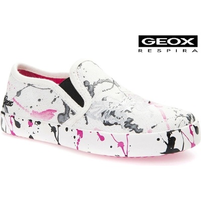 Geox white/fuxia