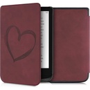 KW Mobile Brushed Heart KW5022804 pre Pocketbook 616/617/627/628/632/633 tmavo červené