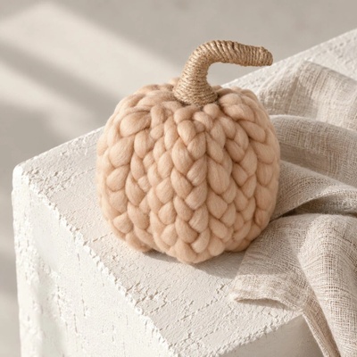 BOLTZE Pletená dýně Arancia 19 cm