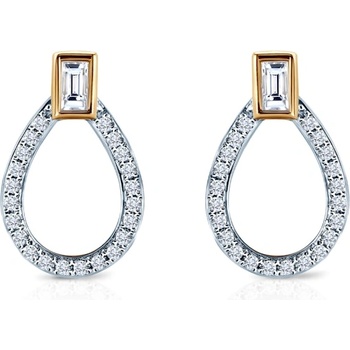 SAVICKI обеци: злато. диаманти