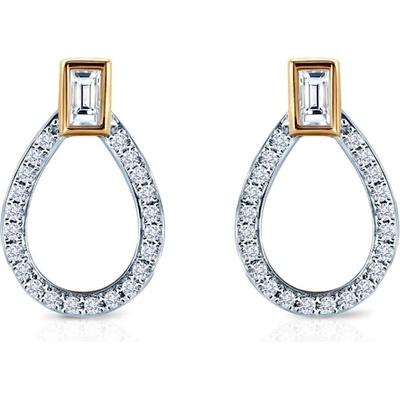 SAVICKI обеци: злато. диаманти