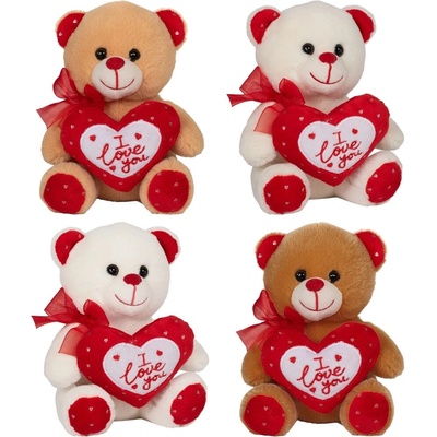 valentínsky medvedík so srdiečkom i love you 15 cm