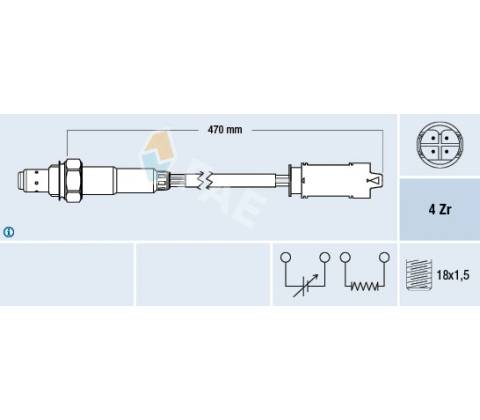 Lambda sonda FAE 77326
