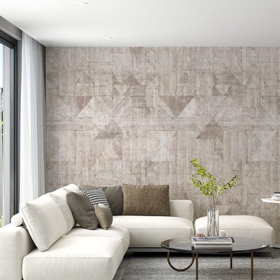 Decono Фототапет Бежови Триъгълници