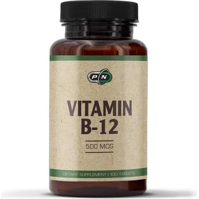 Pure Nutrition Vitamin B-12, 500 mcg, 100 таблетки, Pure Nutrition (PN0506)