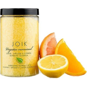 Joik Povznášející koupelová sůl s olejem z citronů pomerančů a grapefruitu 500 g