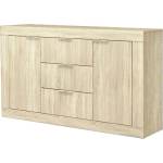 Bogdan Furniture I Скрин Мебели Богдан модел 204/3034, с 3 чекмеджета и две врати, Сонома