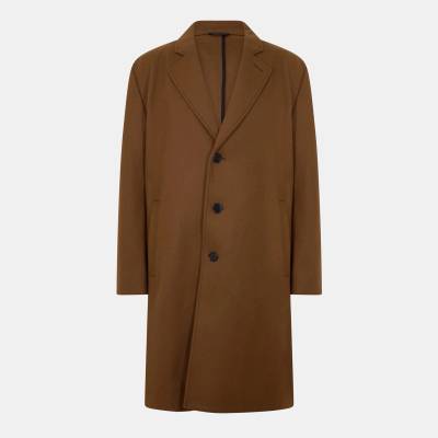 Hugo Men's Malox2341 Overcoat - Rust/Copper