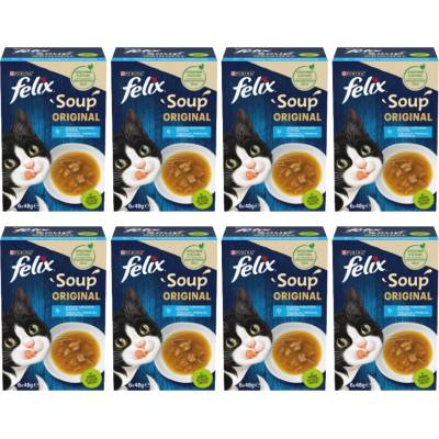 FELIX Soup Original rybí příchutě 8x(6x48g)