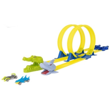 HTI Игрален комплект HTI Teamsterz - Писта с лупинги и 2 колички (1405007)