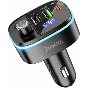 hoco. Блутут FM трансмитер и зарядно за кола за мобилни устройства - Hoco E62 Bluetooth FM Transmitter and Car Charger (E62)