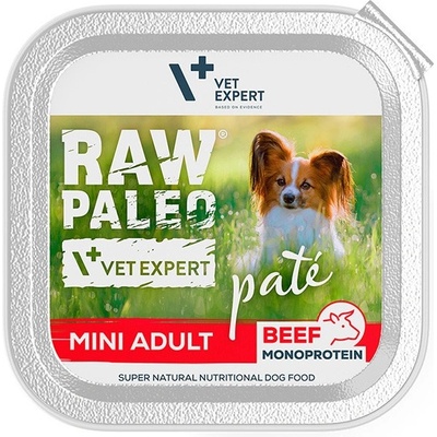 VetExpert Vetexpert Raw Paleo Pate Mini Adult Beef 150g - пакет с говеждо месо