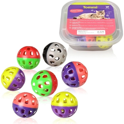 Tommi Hračka BOX Míček Jingle 2-barevný 7 ks 4 cm