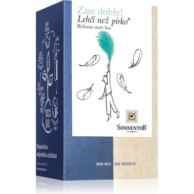 Sonnentor Lehčí než pírko BIO bylinný čaj s kofeinem 18 x 1,5 g