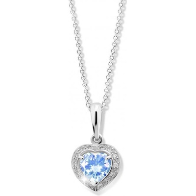 Cutie Jewellery prívesok z bieleho zlata so zirkónmi Z6308 1810 40 70 X 2