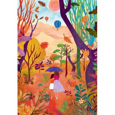 Pieces & Peace - Puzzle Autumn Walk - 1 000 piese