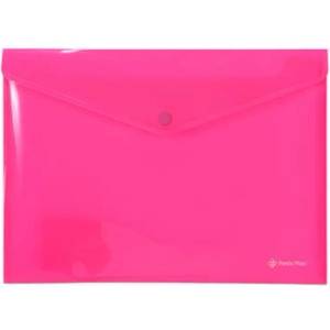 Panta Plast Чантичка за документи, a4, pp, патент, panta plast, неоново розово 0410-0085-13 (0410-0085-13)