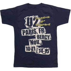 U2 I+E Paris Event 2015 (Ex-Tour) Light Navy Blue L Риза (U2TOURTS08MLN03)