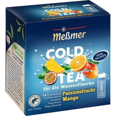 Meßmer Cold Tea ovocný sladký mučenka mango 14 čajových sáčků 38 g