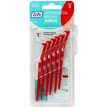 TePe Интердентални четки Angle, 0.5 mm, размер 2, 6 броя
