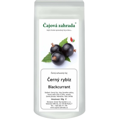 Čajová zahrada Černý rybíz černý ochucený čaj 1 kg