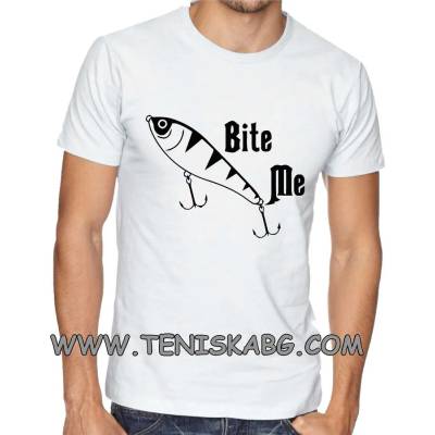 Fruit of the Loom Забавна тениска - Bite me 1