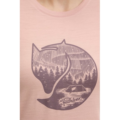 Fjallraven тениска дамска с добавена вълна Abisko (F84118)