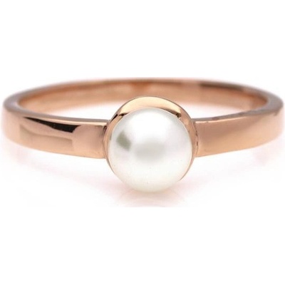 MPM prsten z chirurgické oceli Ring 8018 Gold rose