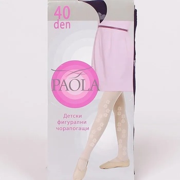 Image 1 of Детски чорапогащник в тъмносиньо със сърца 40 den