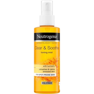Neutrogena Clear & Soothe Спрей за лице с куркума, 125 ml